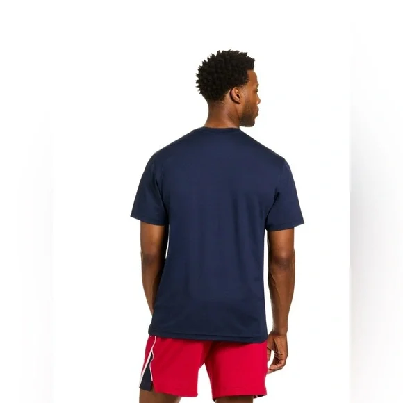 Reebok Men's Navy and Red Graphic Tee - Picture 8 of 12
